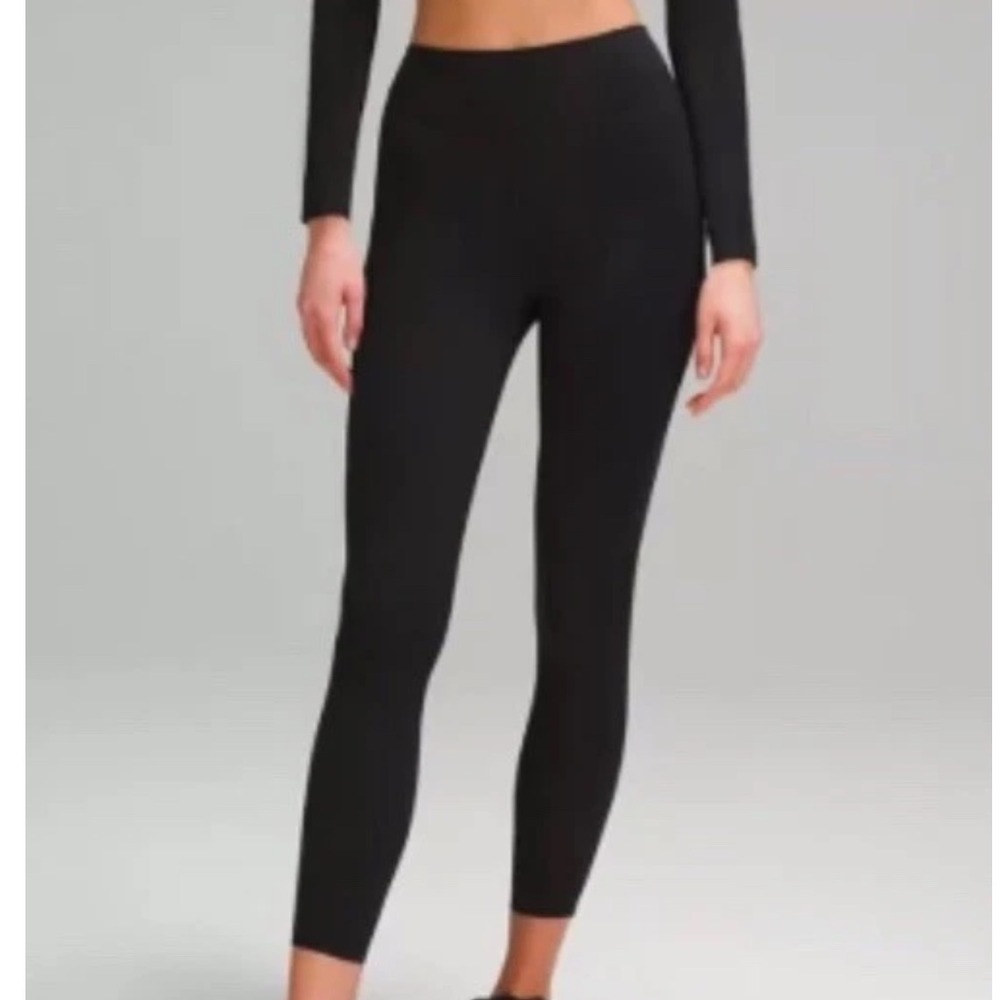 Lululemon Nulux Reflective High-Rise Track Tight Seamless Black Running Size 10